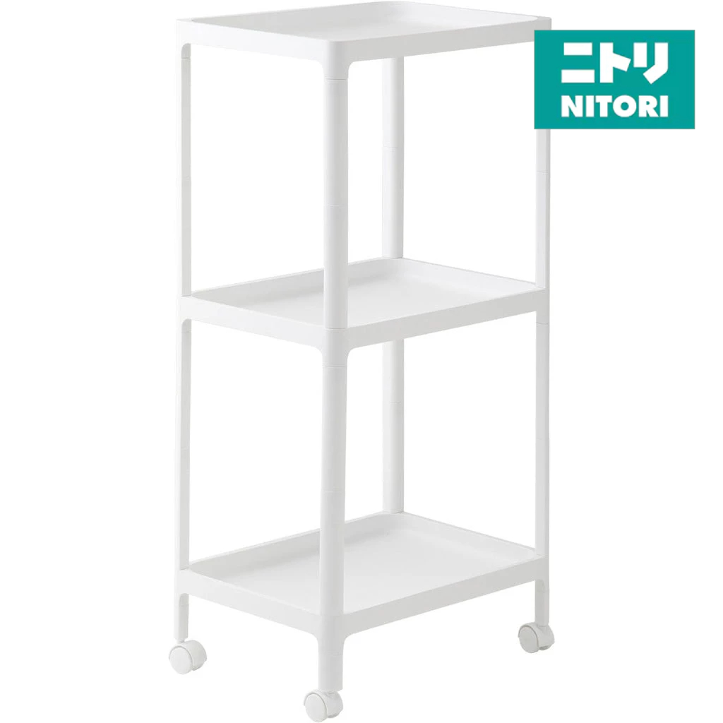 NITORI Laundry Rack Canasta 3-Tier WH | Shopee Singapore