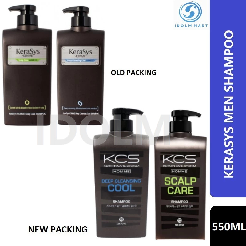Kerasys Homme MEN Scalp Care Shampoo / Deep Cleansing Cool 550ml ...