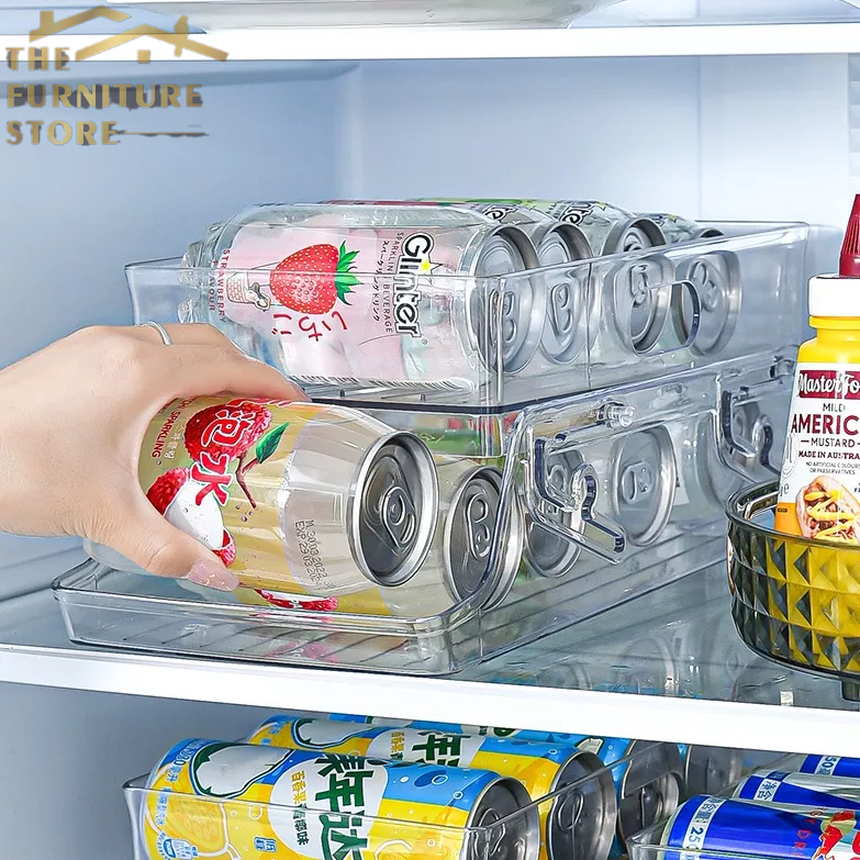 The Furniture Store Foldable Fridge Can Organiser Rack Refrigerator