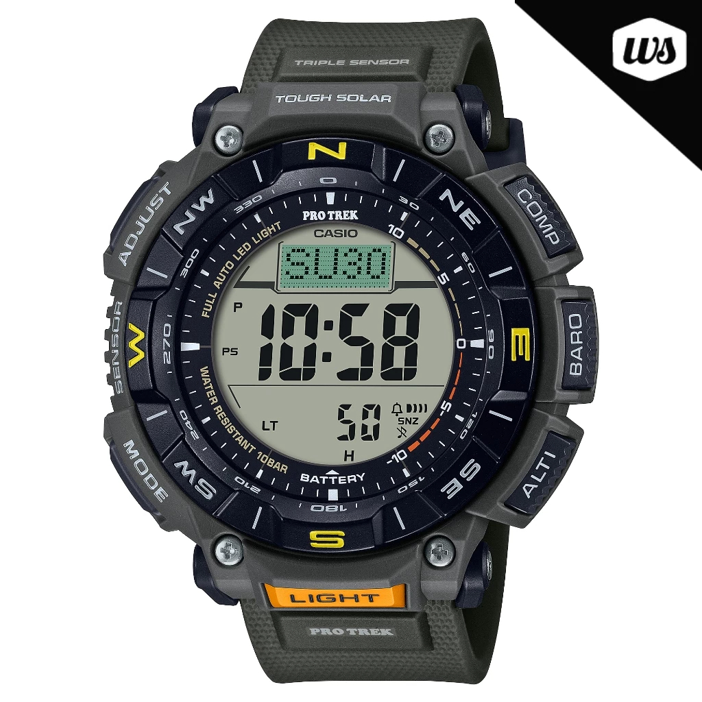 [Watchspree] Casio Pro Trek Tough Solar Duplex LCD Bio-Based Watch ...
