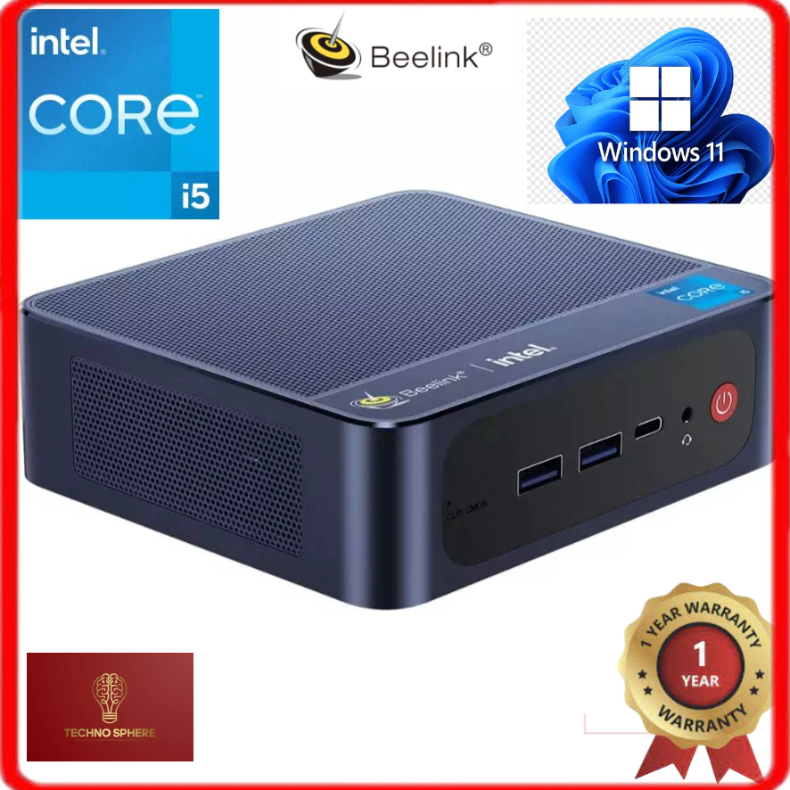 Beelink SEi11 Mini PC 11th Generation Intel i5-11320H Processor(4C/8T ...