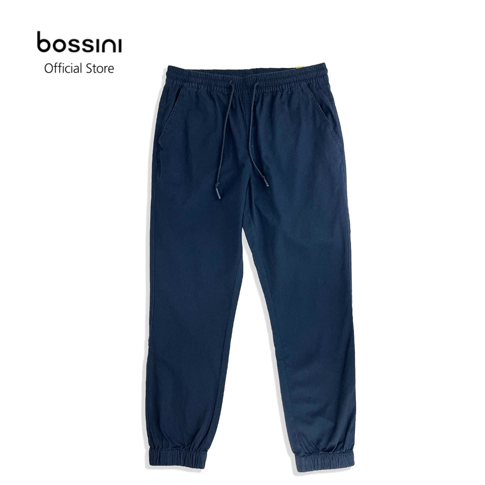 bossini Men's Stretch Twill Jogger Pants - Regular Fit - Solid | Shopee ...