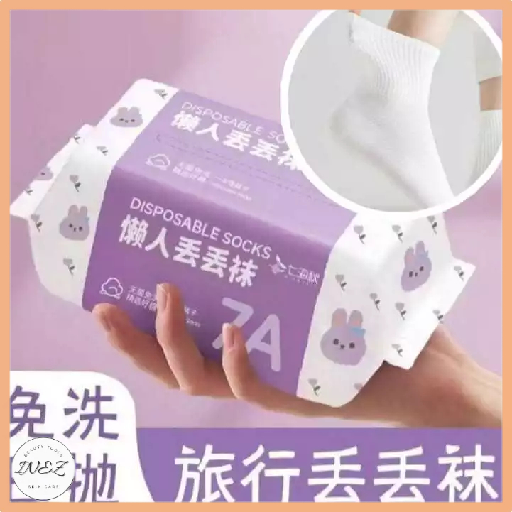 Disposable Socks for Men and Women Sterile No Wash Mid-Length Portable ...