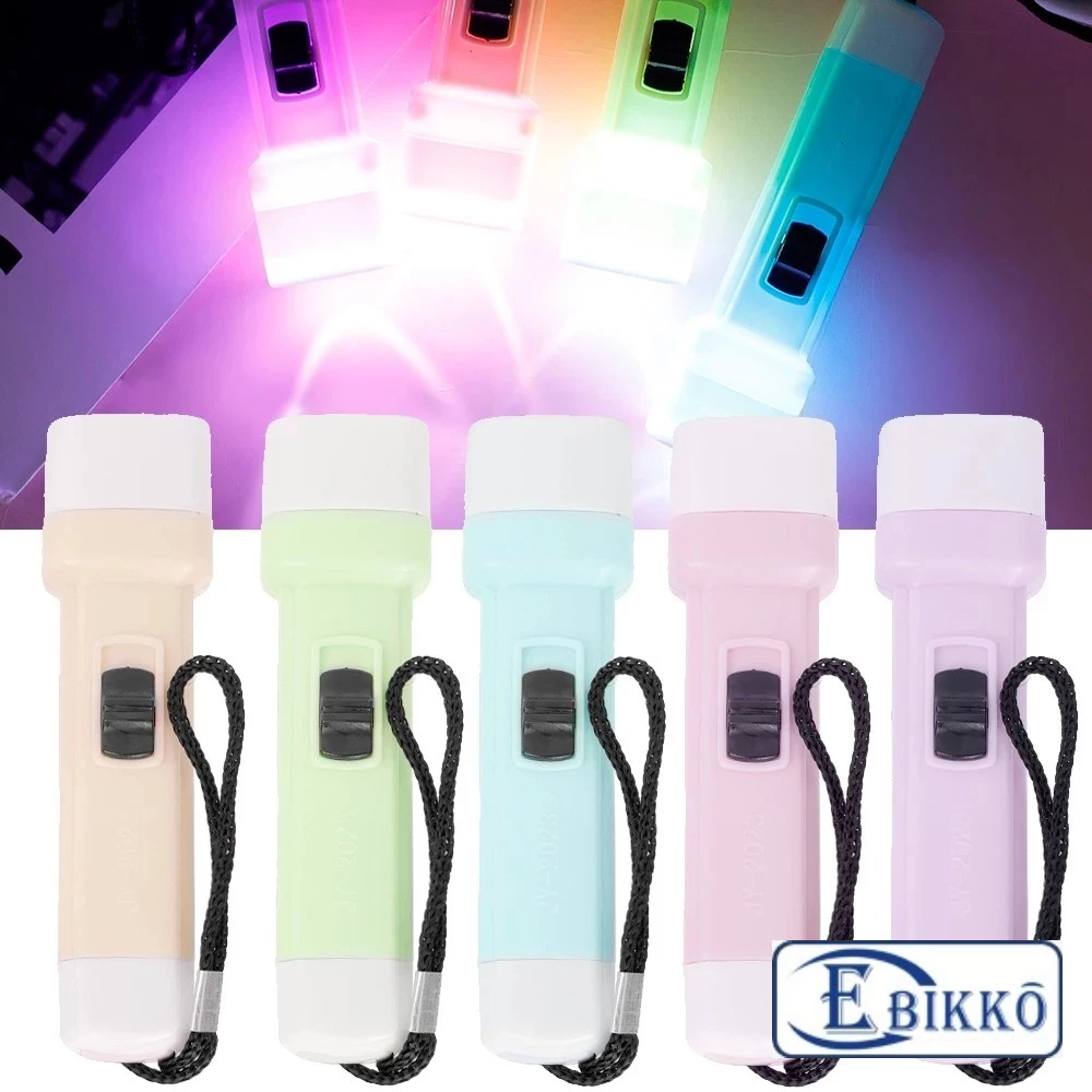 Camping Portable Plastic Flashlights / Mini LED Flashlight with Keyring ...