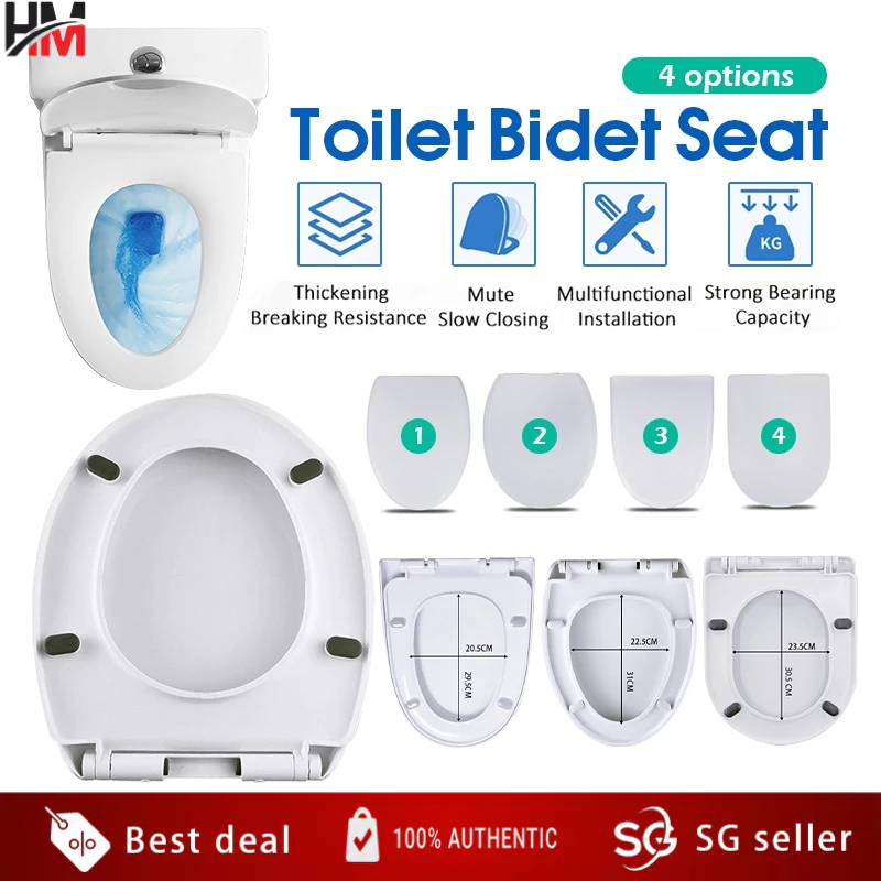 【HM】SG Toilet Seat Cover/Quick Release/Silent Slow-Close/Extra ...