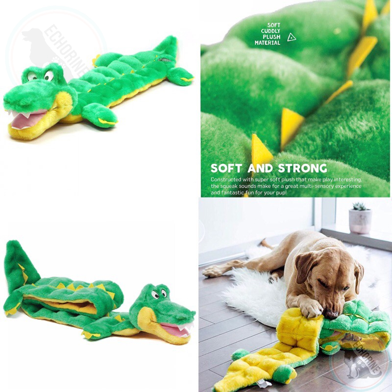 2 SIZE Outward Hound Squeaker Matz Gator Hippo Dog Toy 16 32 Squeakers Shopee Singapore