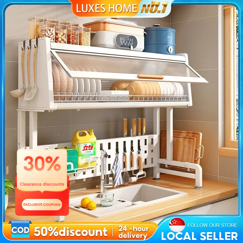 Kitchen Rack Sink Dish Rack Dish Drainer Rack Plate Drain Rack Kitchen ...