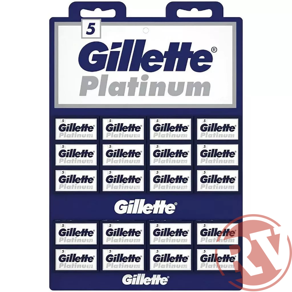 Gillette Platinum Double Edge Safety Razor Blades (10/25/100 count ...