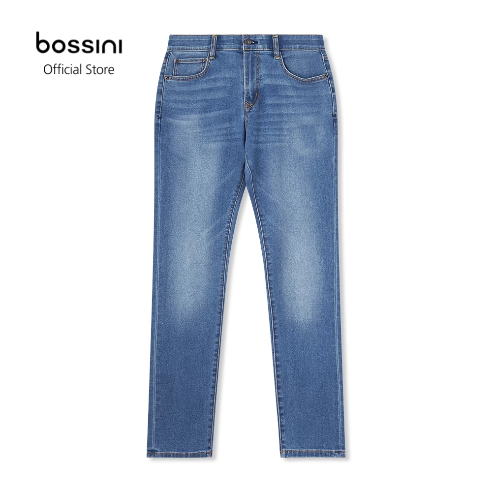 BOSSINI Men's Repreve Denim Slim Fit Jeans with 360 flexible Waistband ...