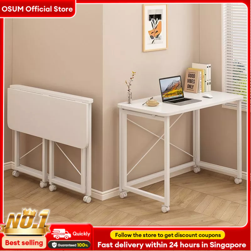Foldable Table/Desk Computer Study Desk Simple Table Bedside Desk ...