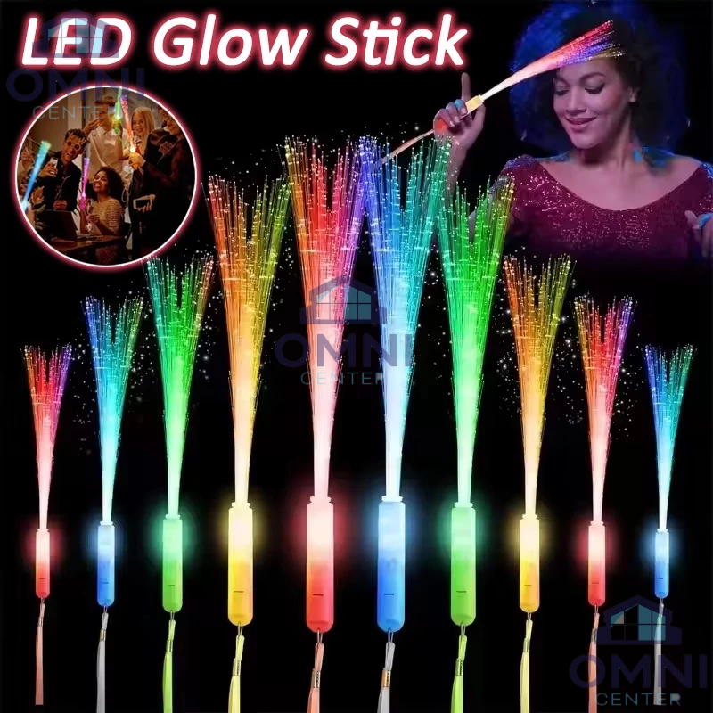 Fiber Optic Wands Glow Wands LED Wand Light Up Fiber Optic Birthday ...