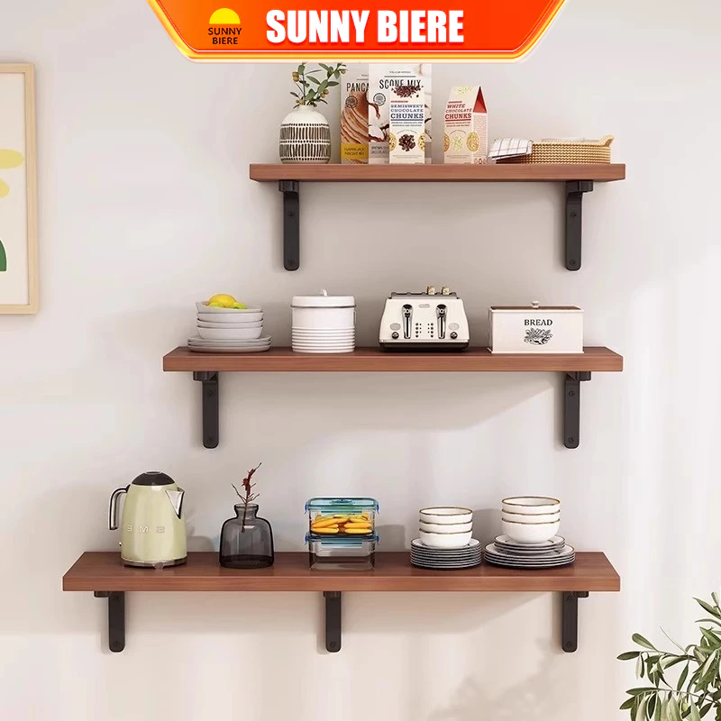 SNB Wall Rack Wall One-line Board Wall Hanging Wood Partition Suspended ...