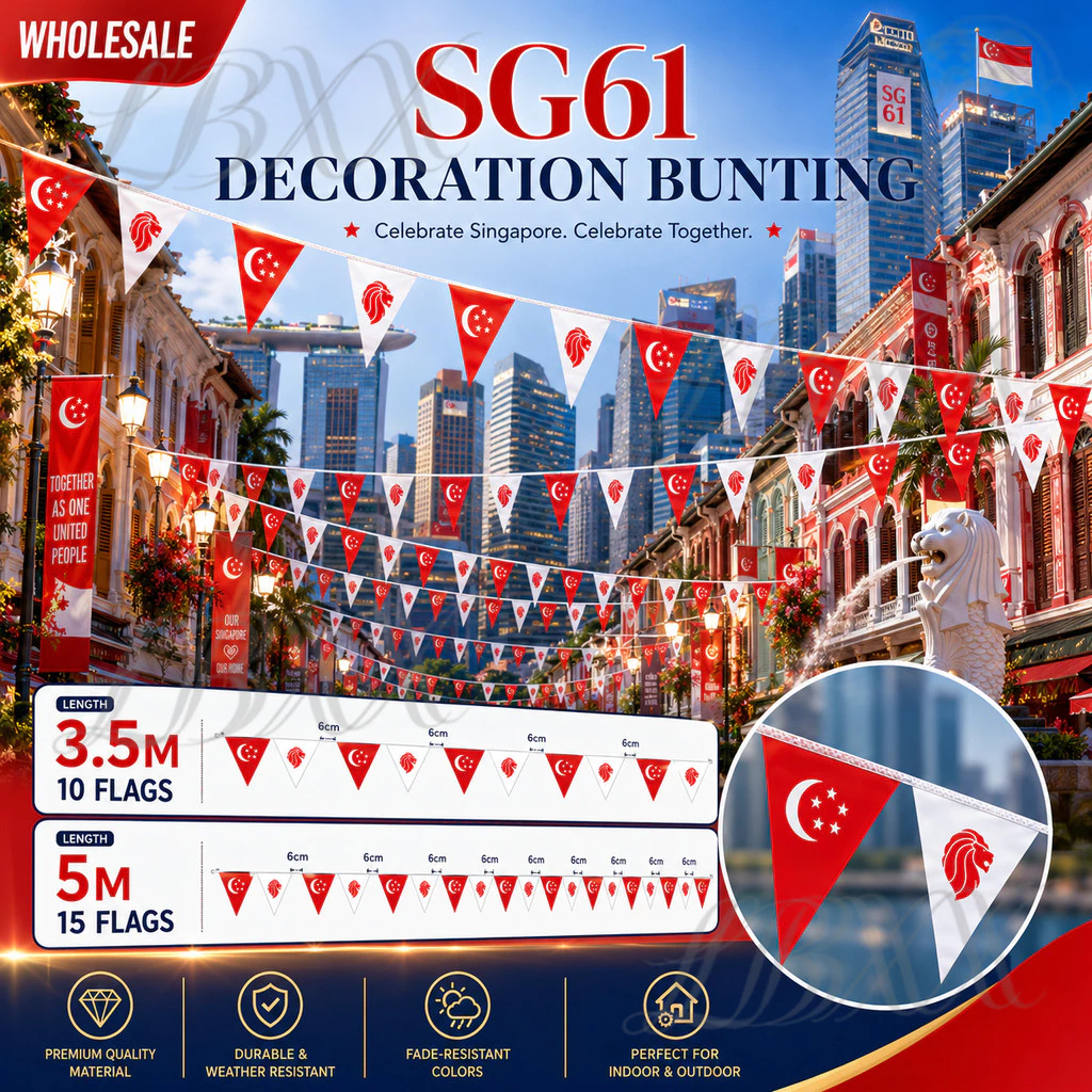 Celebrate Singapore National Day with the Best NDP decorations Products ...