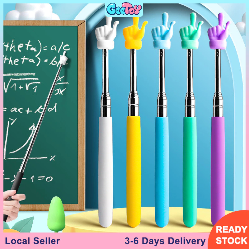 Geetoy Telescopic Finger Reading Guide Stick Retractable Design Teacher ...