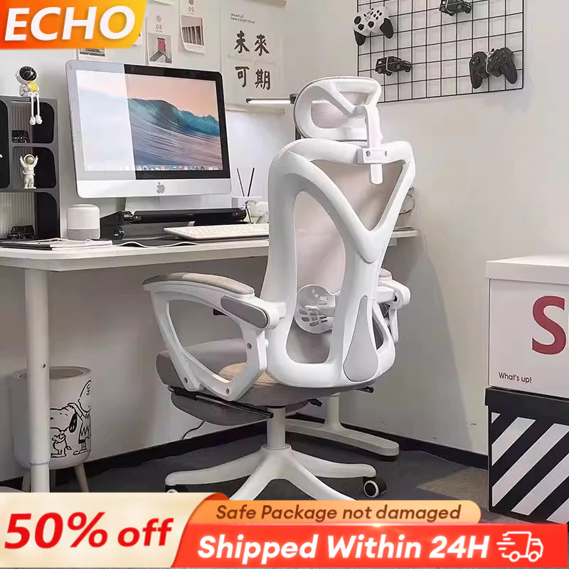 EC.SG Ready Stock Ergonomic Chair Office Chair Computer Chair Household ...
