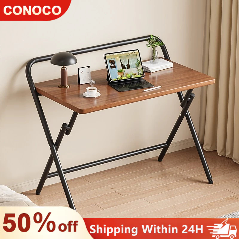 COCO Foldable Computer Desk Writing Desk Home Office Desk Bedroom Study ...