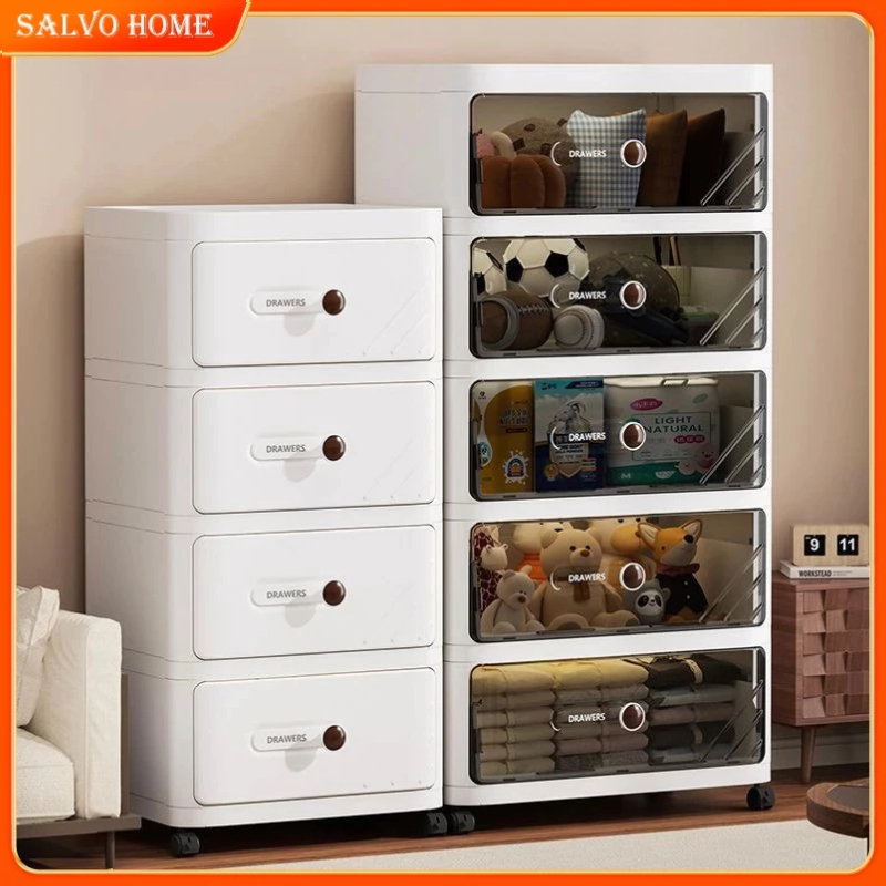 Salvo Storage Drawer Cabinet Plastic Chest of Drawer Multi-Layer ...
