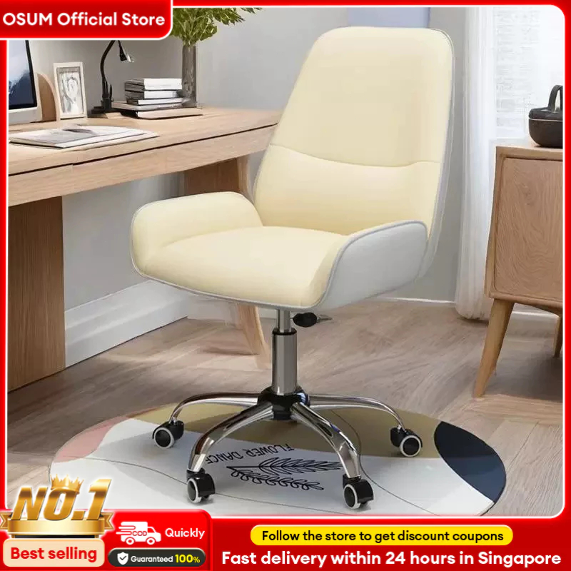 Ergonomic Office Chair, Height Adjustable Swivel Computer Chair with ...