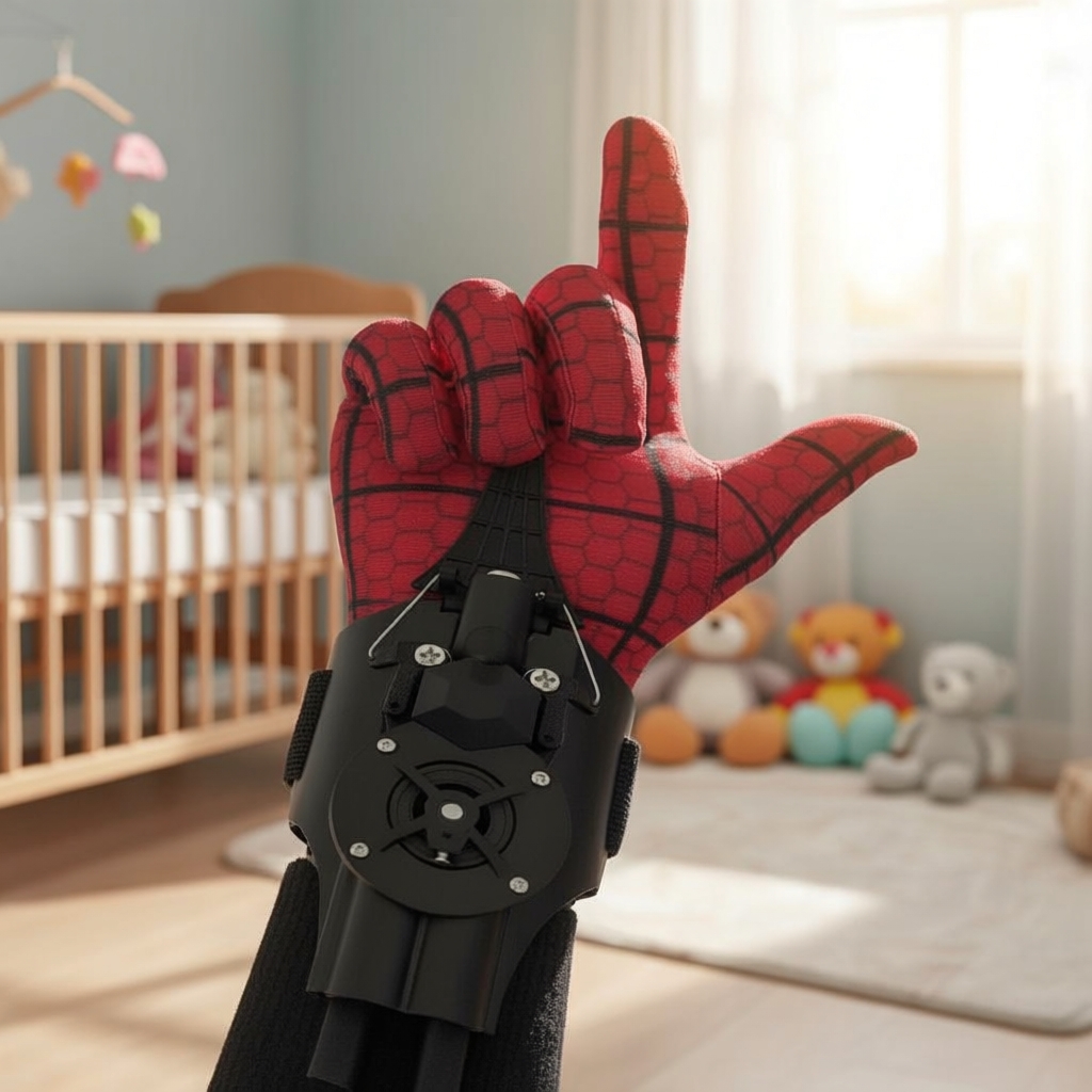 Spider Web Shooter Toy for Boys Rechargeable Automatic Winding Wrist ...