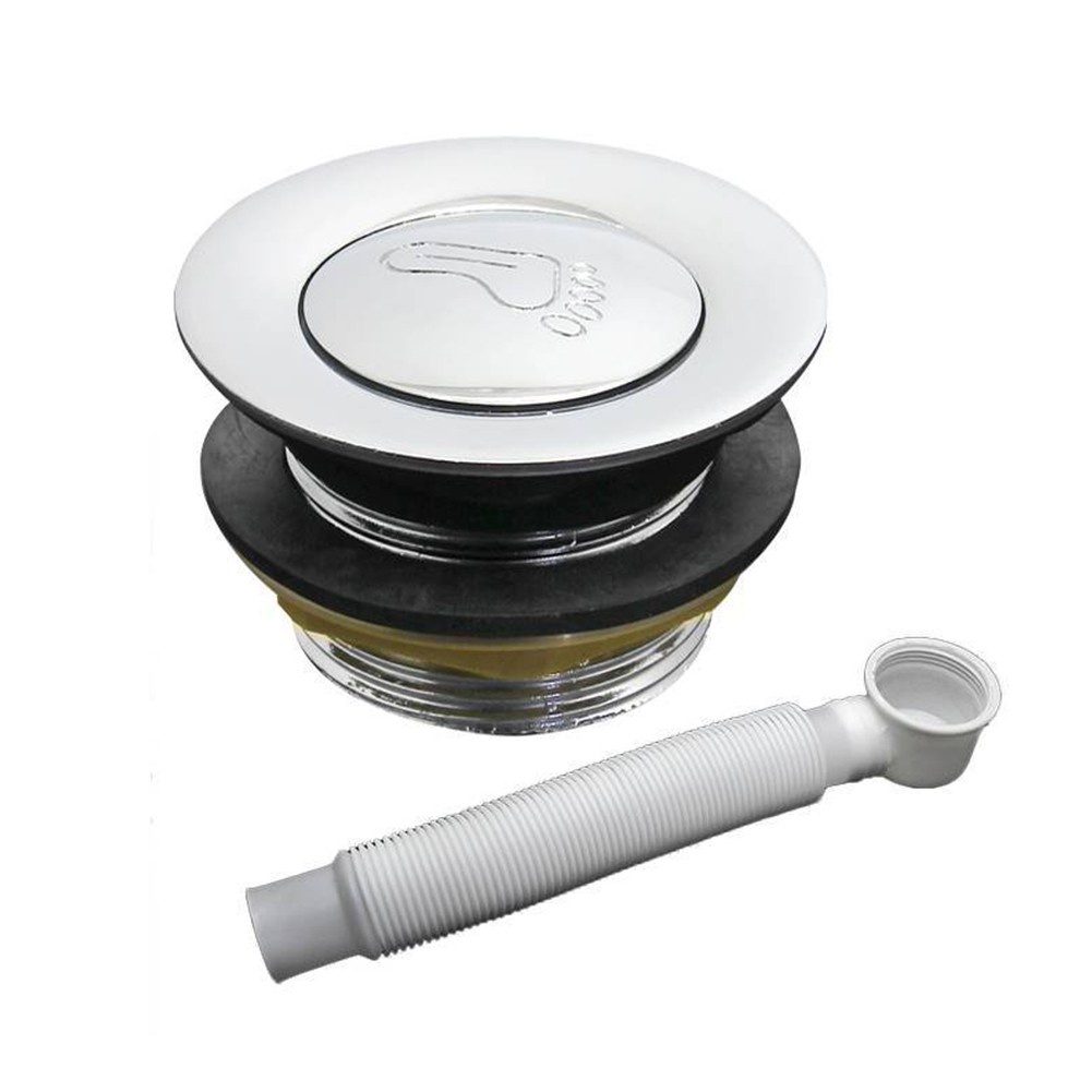 [AS] Shower Tub Bathtub Waste Drain Plug Bathroom Drian Pop Up Plug ...