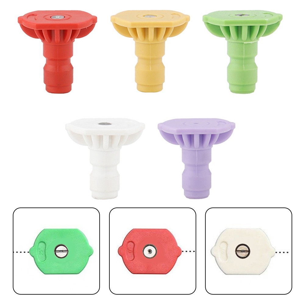 5-Piece Pressure Washer Spray Nozzle Tip Kit | 1/4" Quick Connect, Up To 4000 PSI