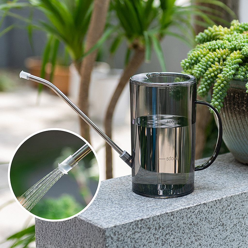 Sunnyheart Long Spout Watering Can 1L/1.5L Watering Can with Scales ...