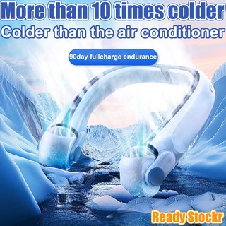 Mini Neck Fan Bladeless Cooling USB Rechargeable listing photo 1