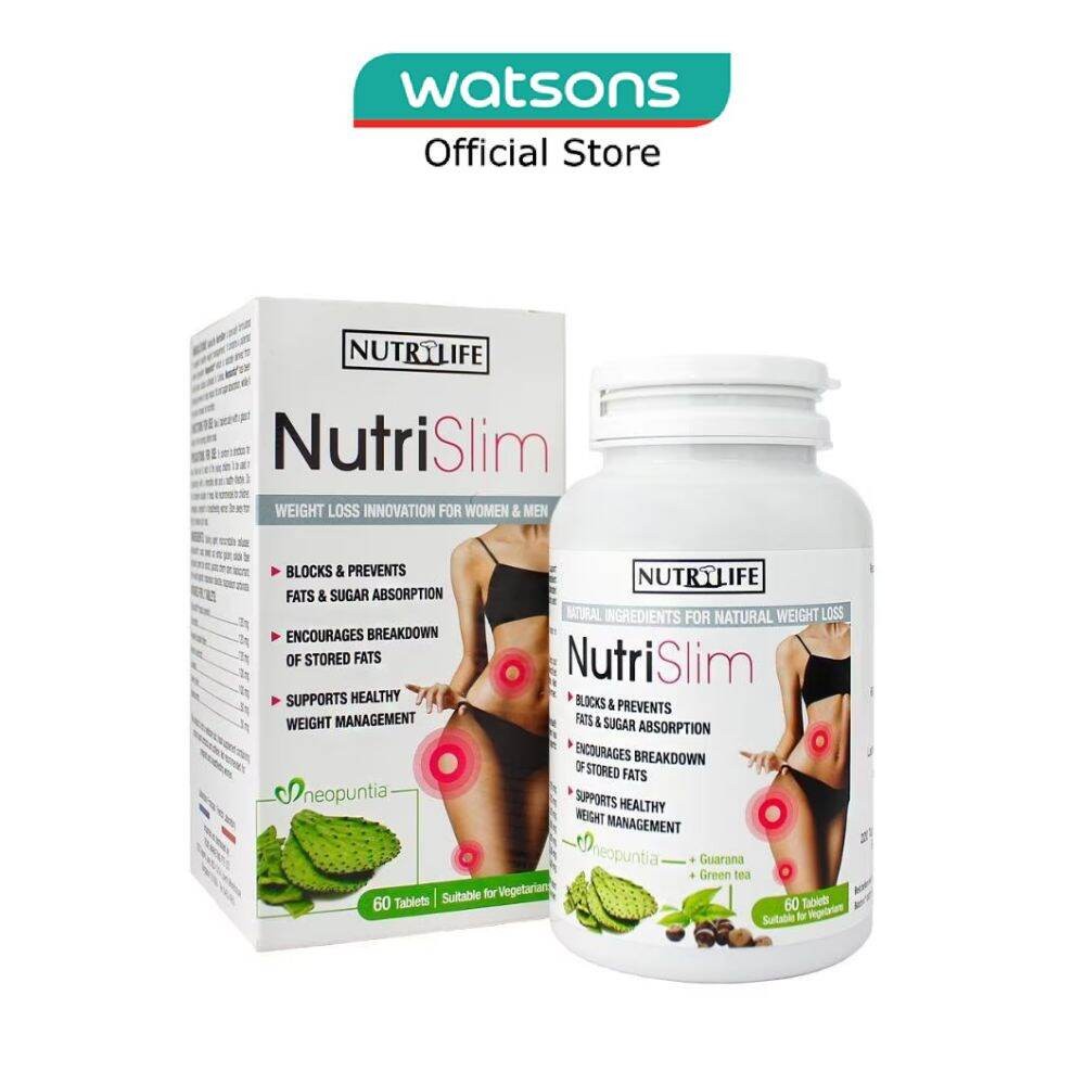 NUTRILIFE Nutri Slim Vegetarian Tablet (To Support Healthy Weight ...