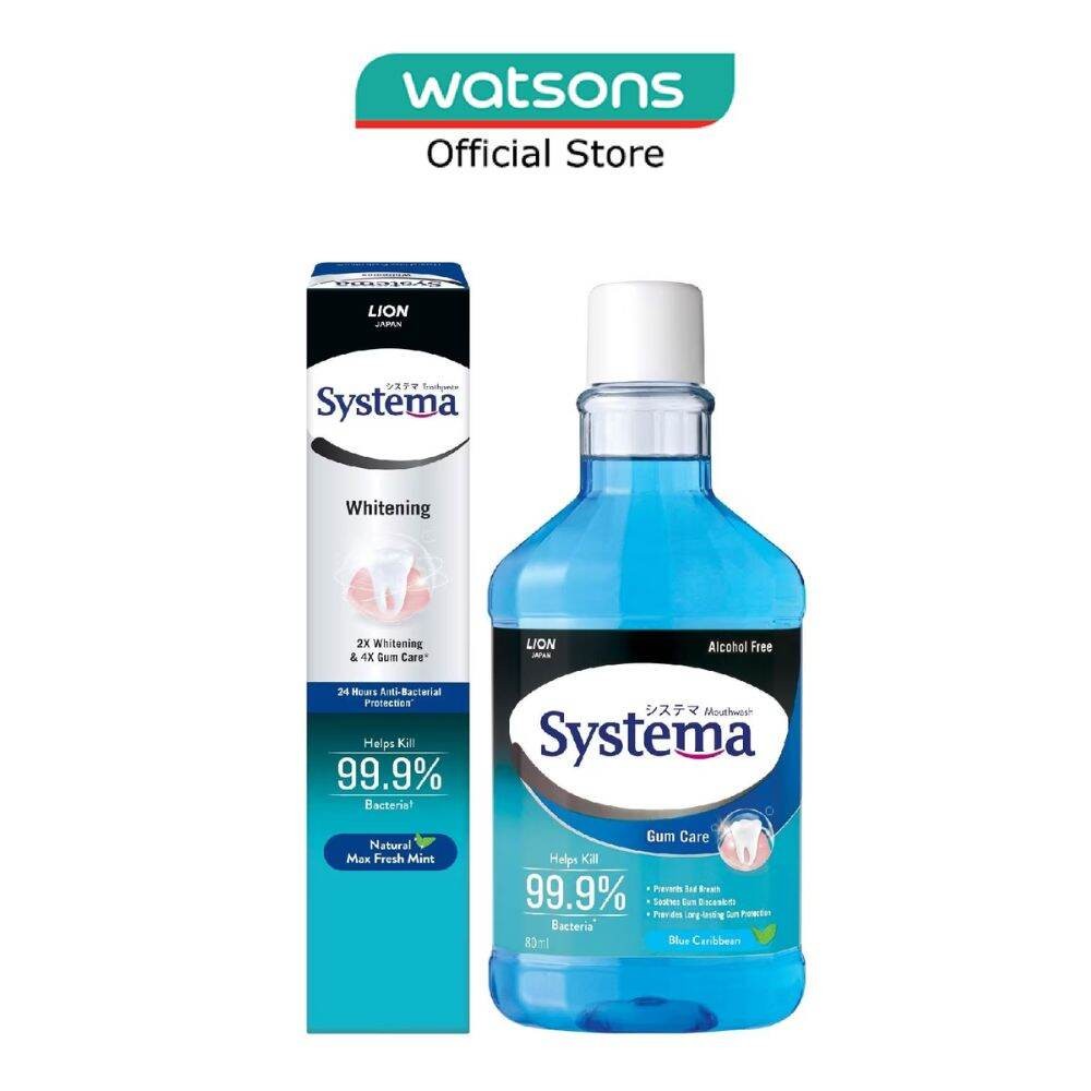 SYSTEMA Gum Care Travel Pack - Blue Caribbean | Shopee Singapore
