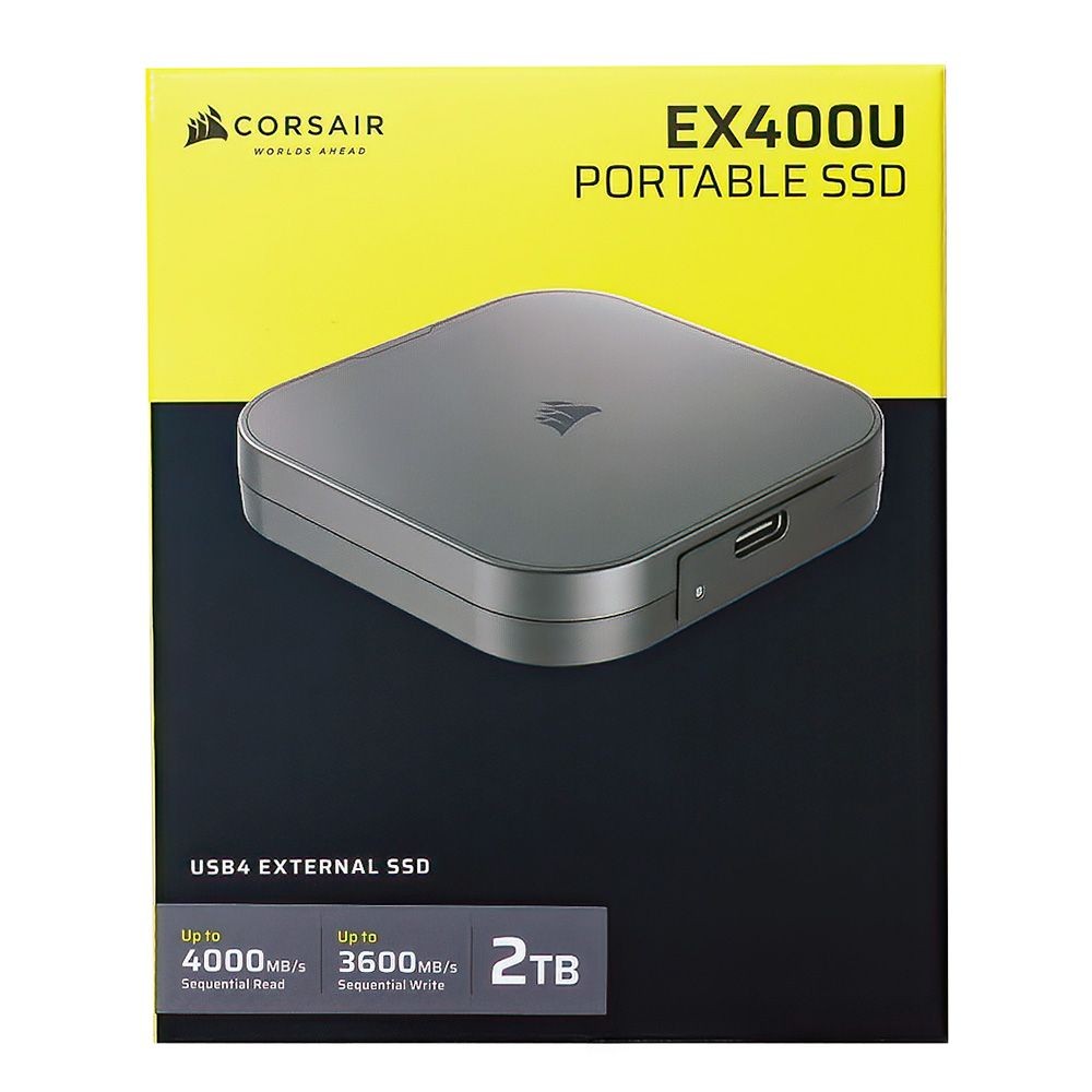 Corsair EX400U Portable SSD 4TB review - The external USB4 SSD is hot, fast and