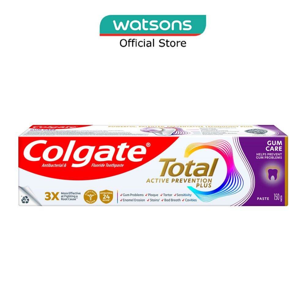 COLGATE Total Active Prevention Plus Gum Care 150g | Shopee Singapore