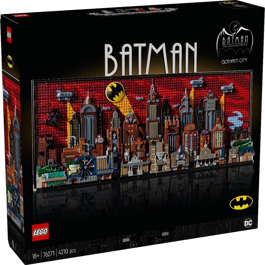 LEGO Super Heroes 76271 Batman: The Animated Series Gotham City, Mainan, Building Block, Toys - Gambar 3