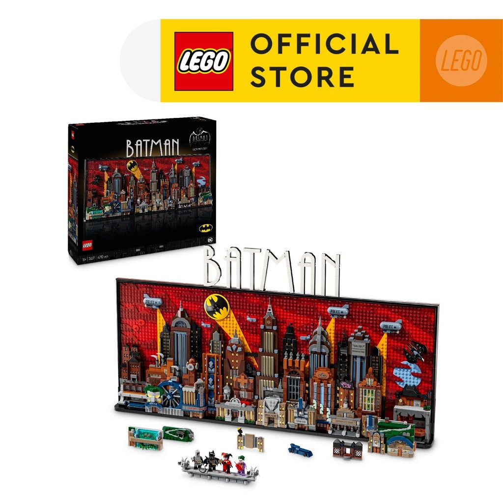 LEGO Super Heroes 76271 Batman: The Animated Series Gotham City, Mainan, Building Block, Toys