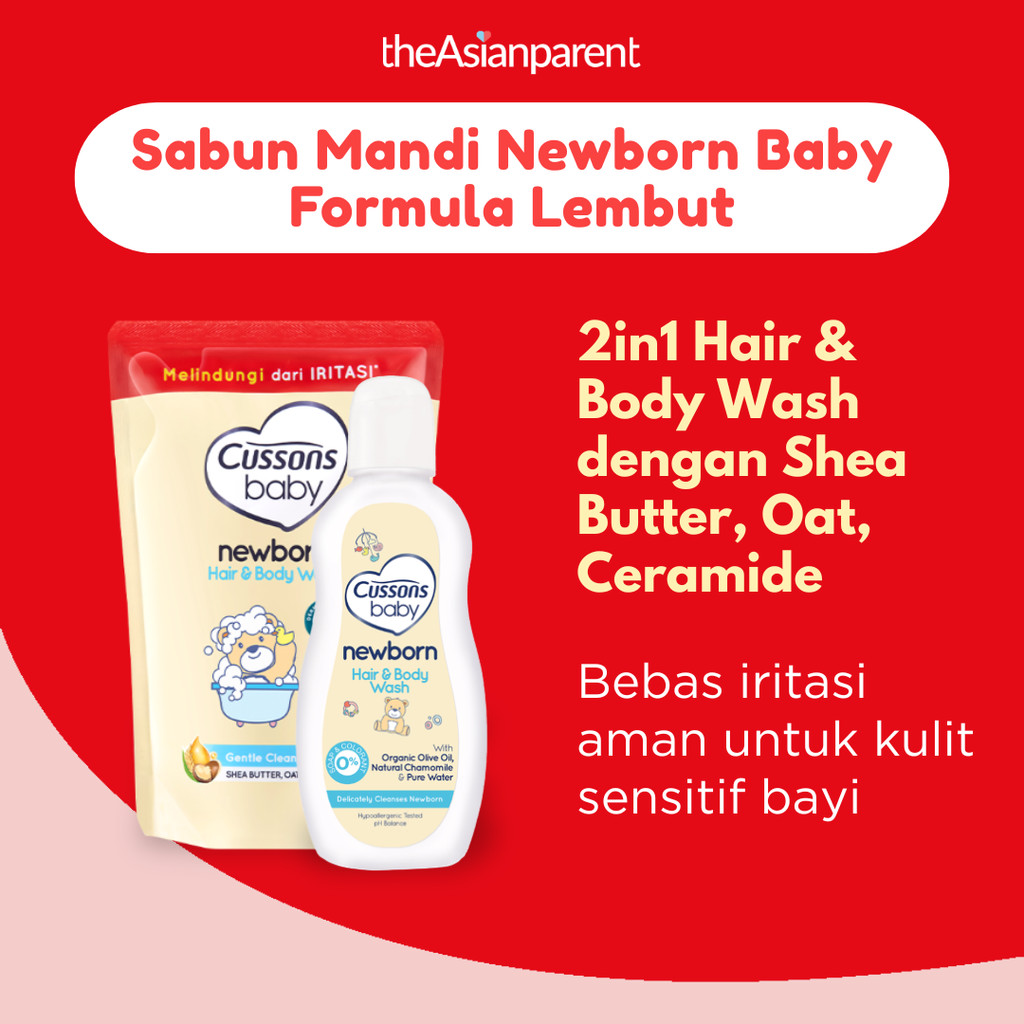 Sabun Bayi 2in1 Cussons Baby Hair & Body Wash Newborn