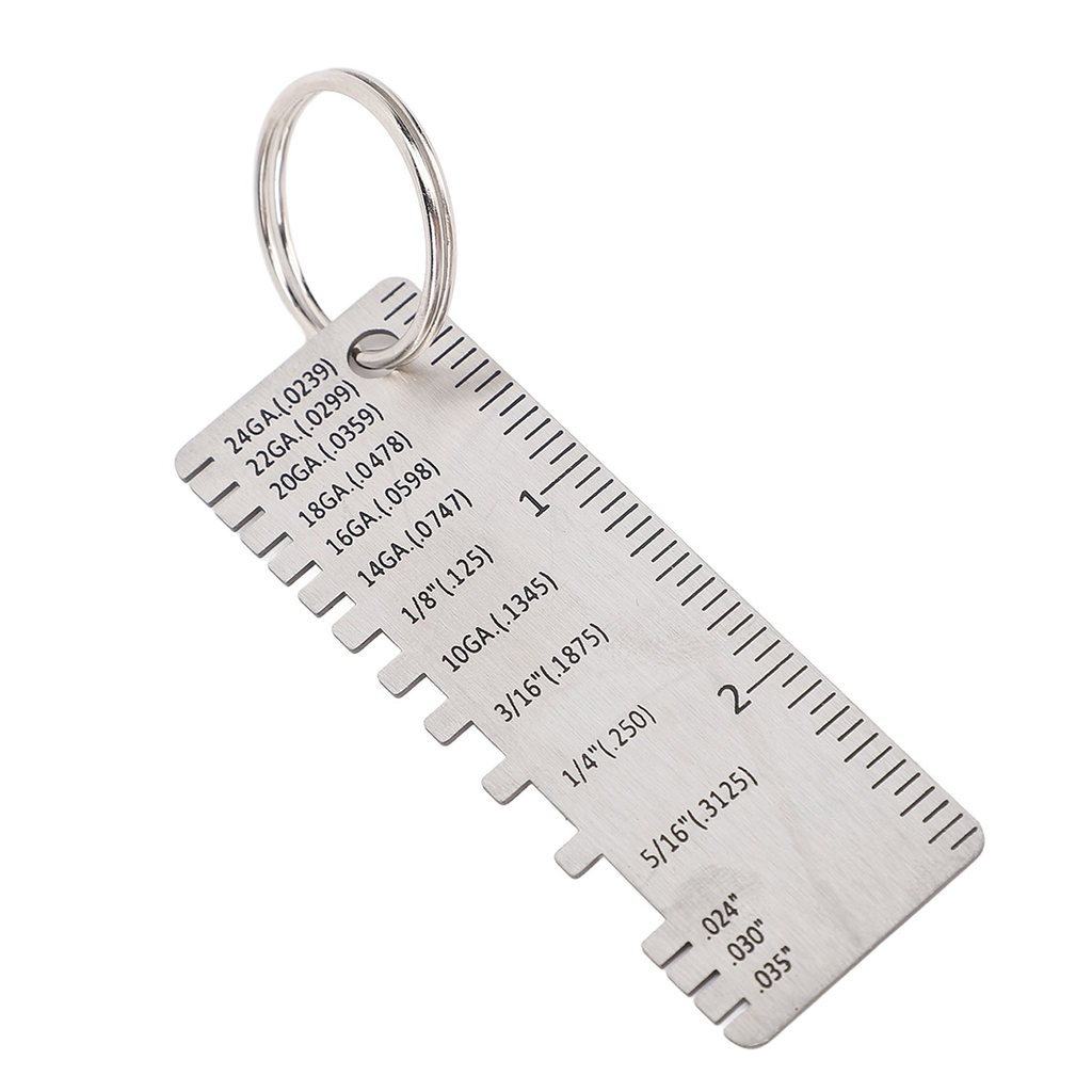 Pikdsg Welding Seam Inspection Ruler Metal Sheet Thickness Gauge ...
