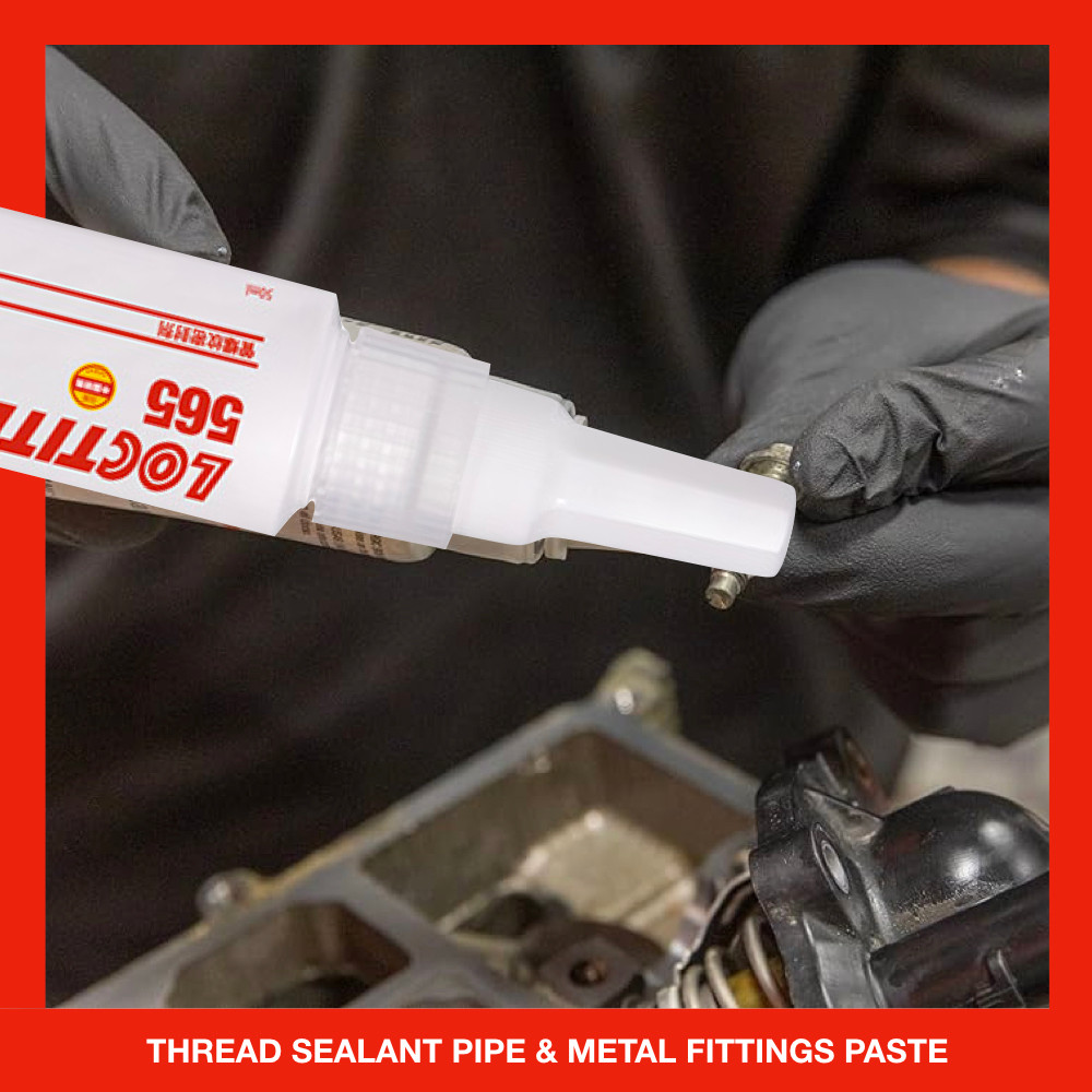 RESELLER/DEALER Loctite 565 50ml Thread Sealant Coarse thread diy leak ...
