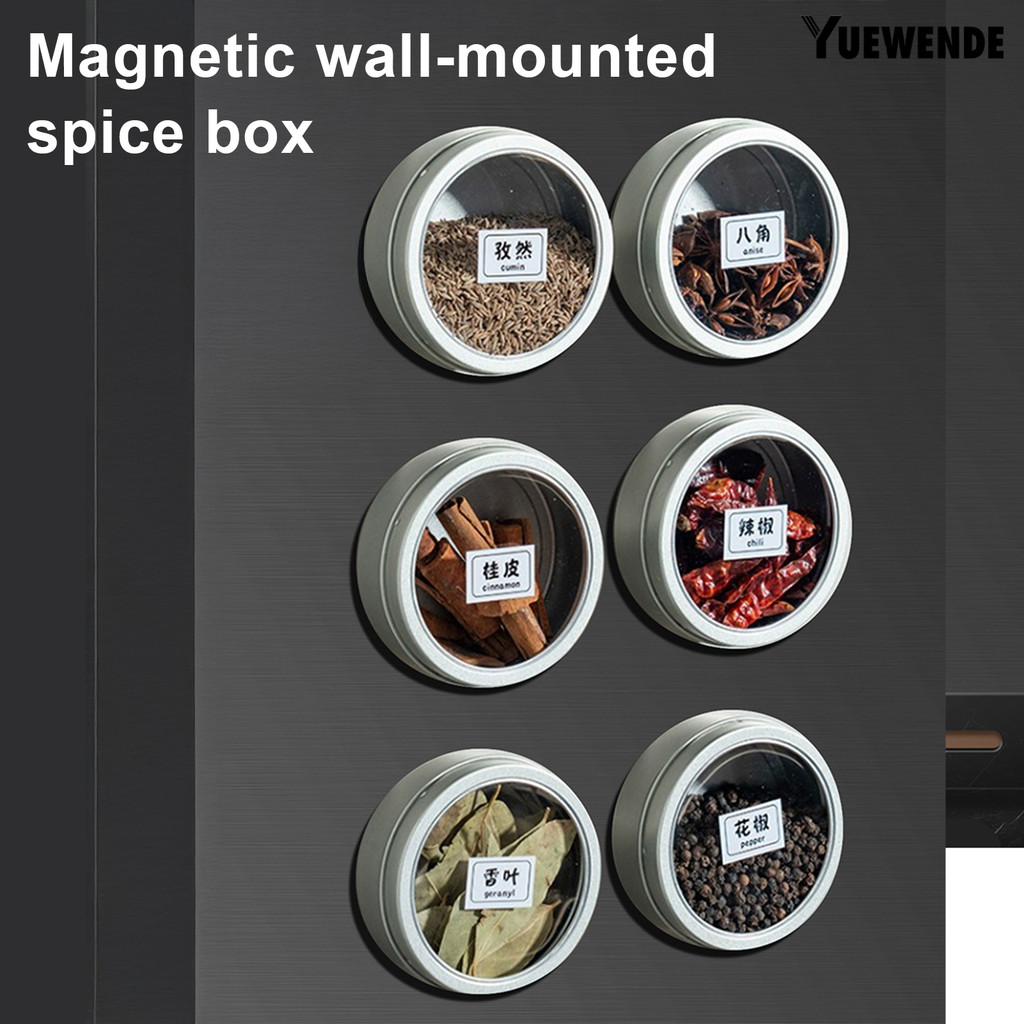 【YW】ic Spice Tins with Lids Tinplate Kitchen Seasoning Box for ...