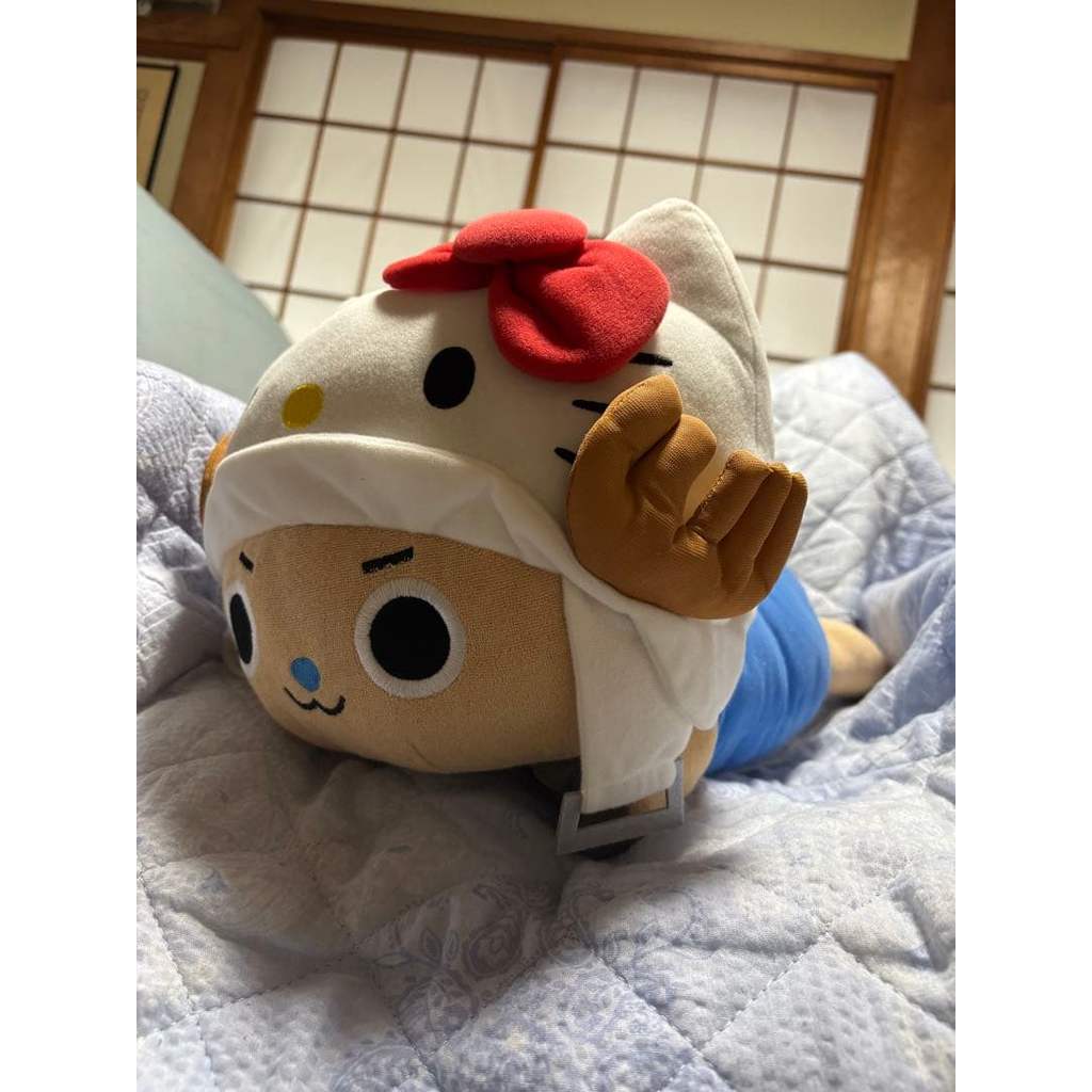【Direct from Japan】Chopper Hello Kitty Lying Down Extra Large Plush Toy ...