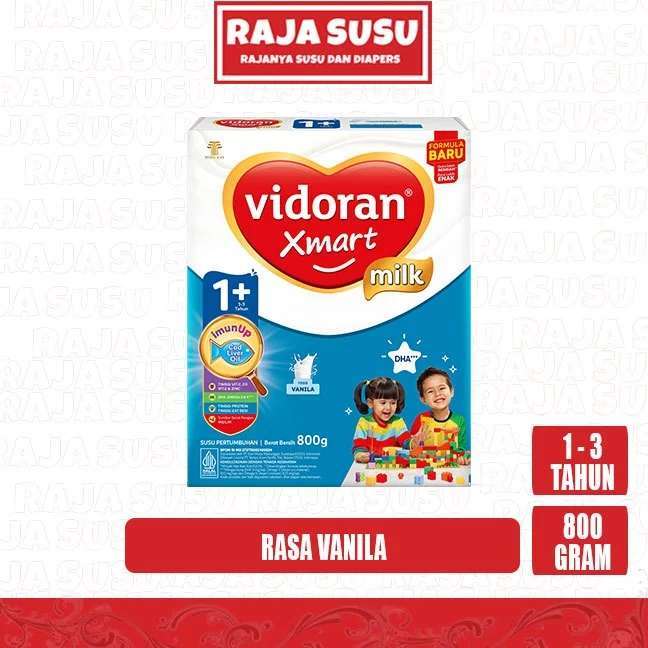 VIDORAN 1+ VANILA 800GR - RAJA SUSU