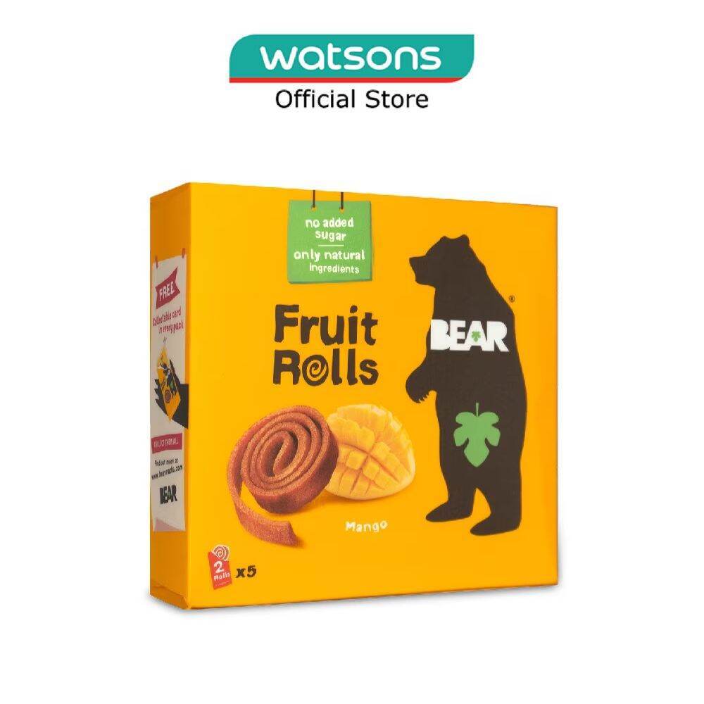 BEAR SNACKS Mango Fruit Rolls 5s (Expiry: Aug`2026) | Shopee Singapore