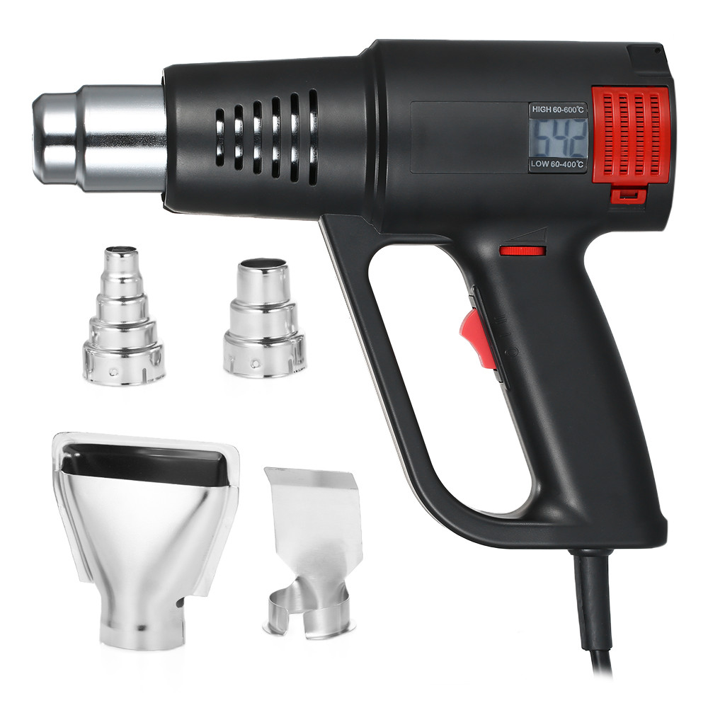 [Ship in 24h] 2000W Industrial Fast Heating Hot Air Gun LCD Digital ...