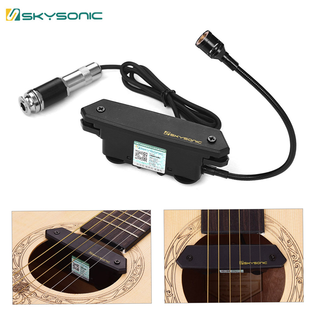 Pikdsg SKYSONIC T-902 Acoustic Guitar Active Soundhole Pickup Magnetic ...