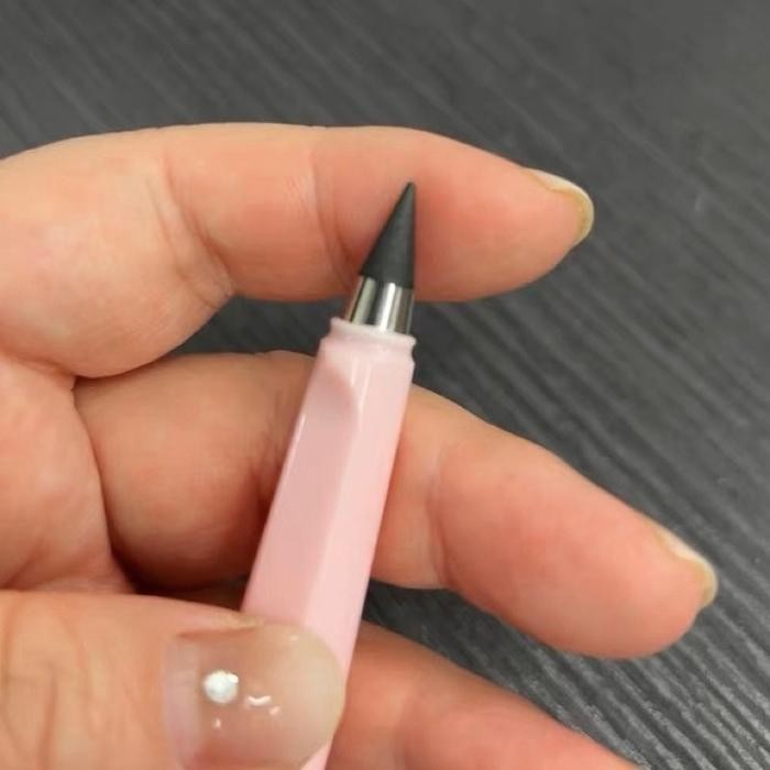 New Pensil Eterna Abadi Tahan Lama Kuat Tidak Patah dengan Refill dan Penghapus - HB 0,5mm - 4 Warna - Gambar 4