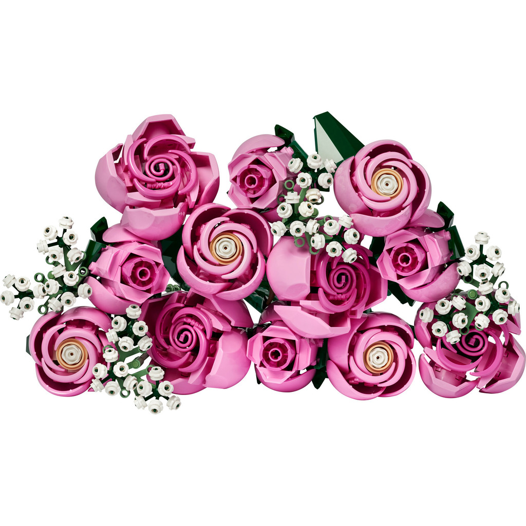 LEGO Botanicals 10374 Bouquet of Pink Roses (789 Pieces), Building Block, Toys, Bricks - Gambar 2