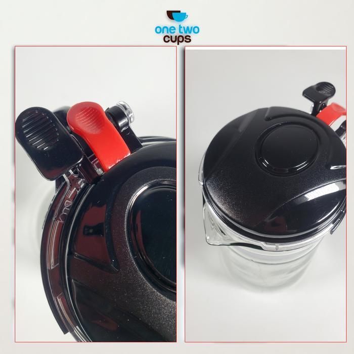 Teko Teh Kopi Kaca Dengan Saringan 350ml 500ml 700ml Teapot With Infuster - Gambar 4