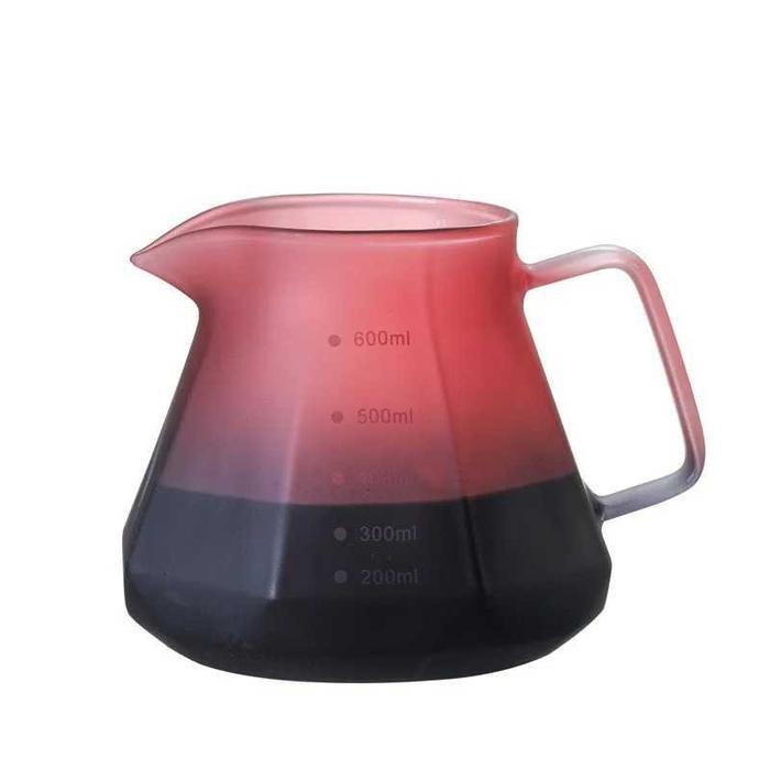 One Two Cups Teko Kopi Coffee Server V60 Drip Pour Over Kaca 600ml