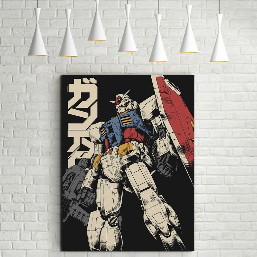 Anime Poster Gundam Rx 78 2 Poster Decorative Painting Canvas Wall Art ...