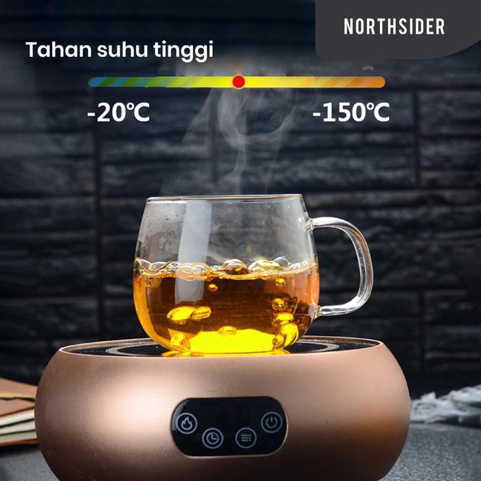 Tea pot glass infuser 300ml teko teh saringan kaca - 7A-F016 - Gambar 4