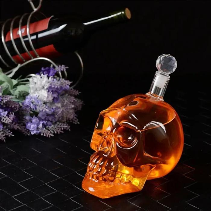 Botol Teko Kaca Bartender Model Crystal Head Skull Tengkorak 750 ML - Gambar 2