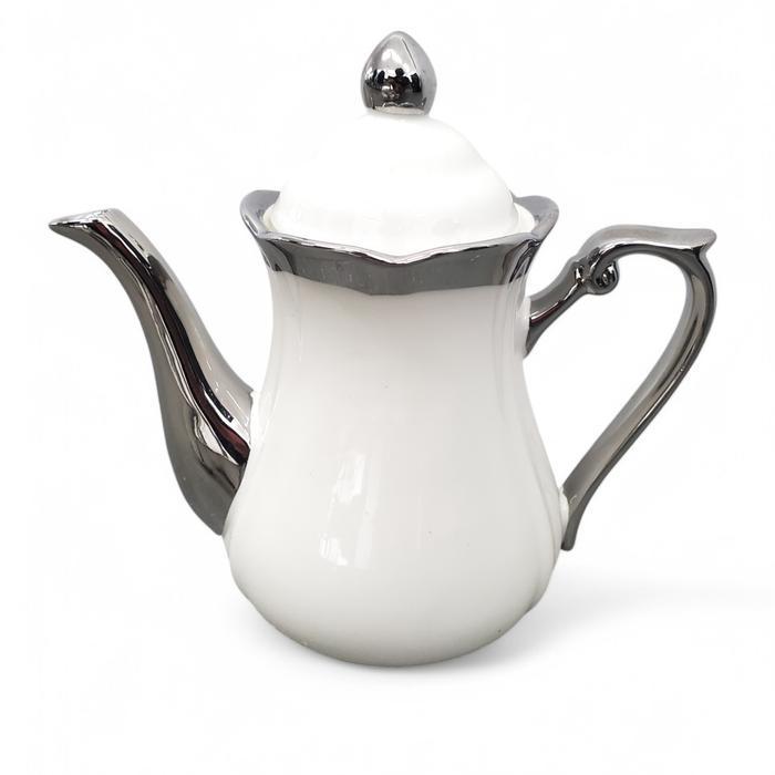 Set Teko Cangkir Keramik Kopi 1 Teapot 6 Cup European Style - KFB45
